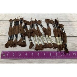 15 Anchor Threads 358 Embroidery Cross Stitch Needlepoint Thread Skeins T15